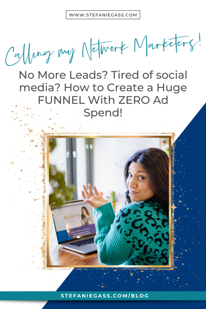 How to Build an Organic Lead Funnel for Network Marketers! Without social media, ad spend, or reels, as a MLM professional! How to have leads in your inbox.