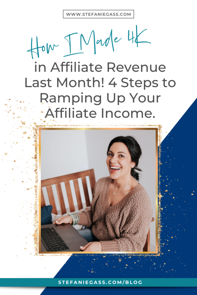 How to make money as an affiliate marketer. 4 Steps to growing an income stream using affiliate revenue. Build a profitable affiliate portfolio!