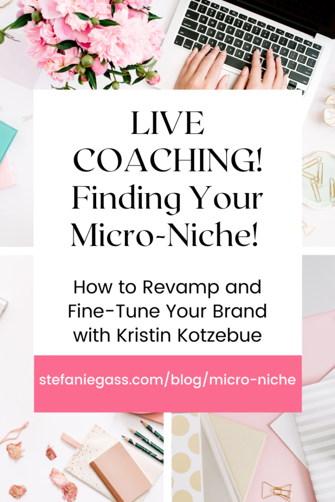 Go from multi-passionate to micro-niche and serve your peeps more deeply! Clean up your brand and stop talking to everyone!