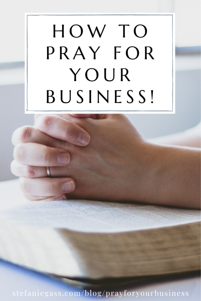 How to Pray for Your Business. Surrendering Worldly Success for Kingdom Impact! Praying for your business is important. Letting God be the CEO of your biz.