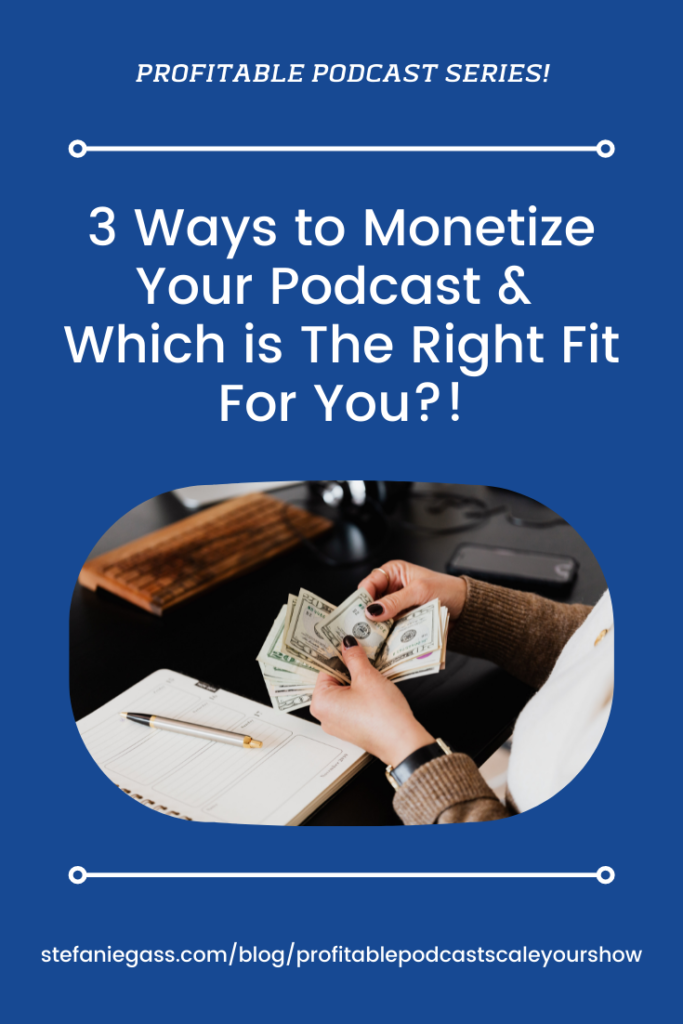 Profitable Podcast SERIES! How to monetize your podcast and make money from your show. 3 ways to make an income from your podcast.
