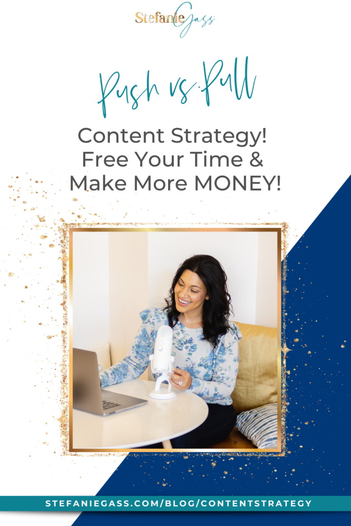 In today's episode, I will be sharing with you my PULL vs. PUSH content strategy that will free you from being a slave 24/7 to "building your business".