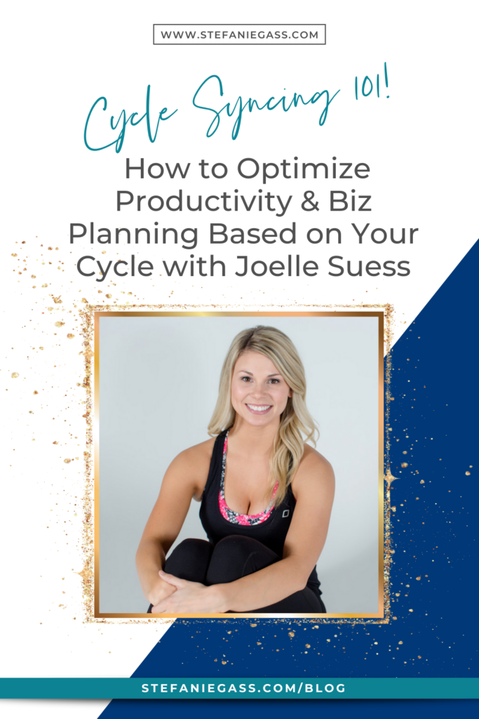 Today we are doing a deep dive into cycle syncing 101 for entrepreneurs! What is cycle syncing, how to optimize productivity, planning, and business based on your cycle and so much more.