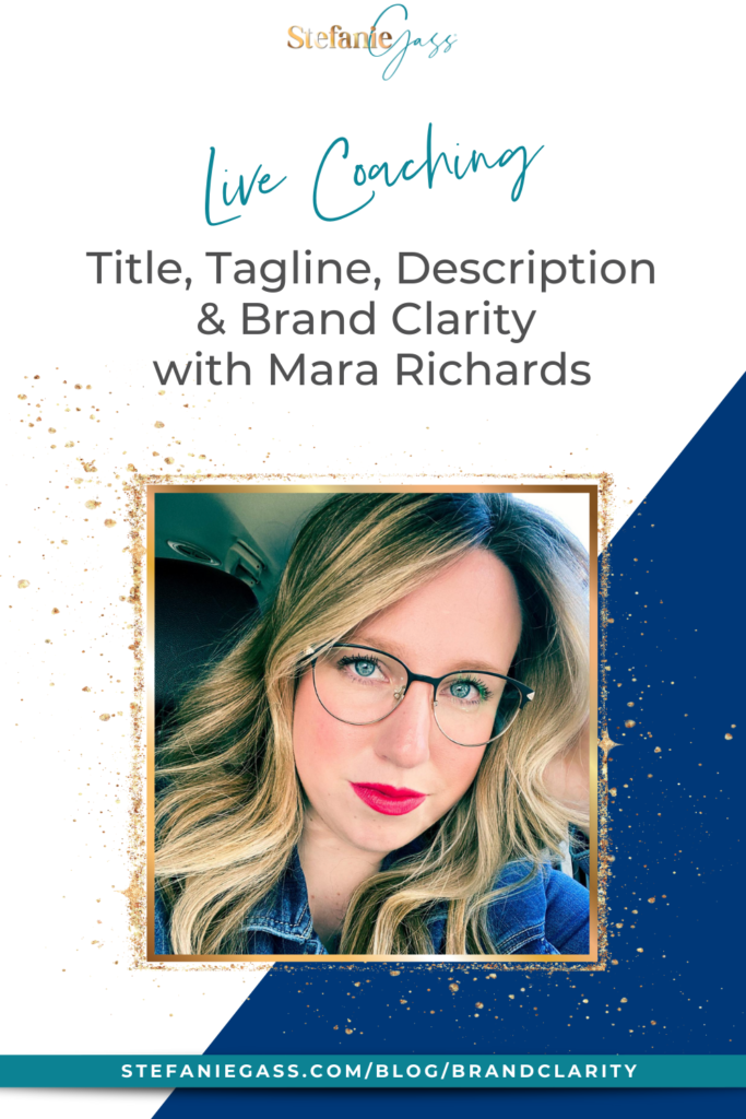 Uncover your title, tagline, description, and clean up the vision of your brand so that you can start a podcast! Get absolute clarity knowing what you are called to do and how to do it.