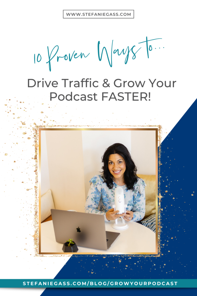 Inside I will go through 10 proven ways to grow your podcast, faster. Steps I personally take to make sure my show gets found, seen, and HEARD. And today, I'm gifting all my strategies to YOU.