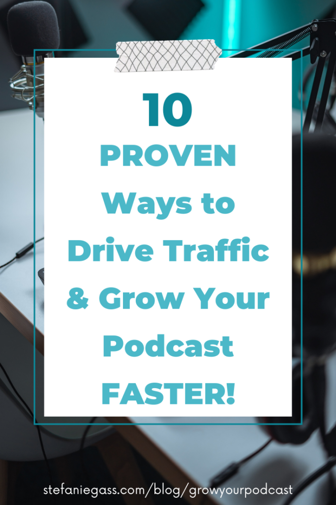Inside I will go through 10 proven ways to grow your podcast, faster. Steps I personally take to make sure my show gets found, seen, and HEARD. And today, I'm gifting all my strategies to YOU.