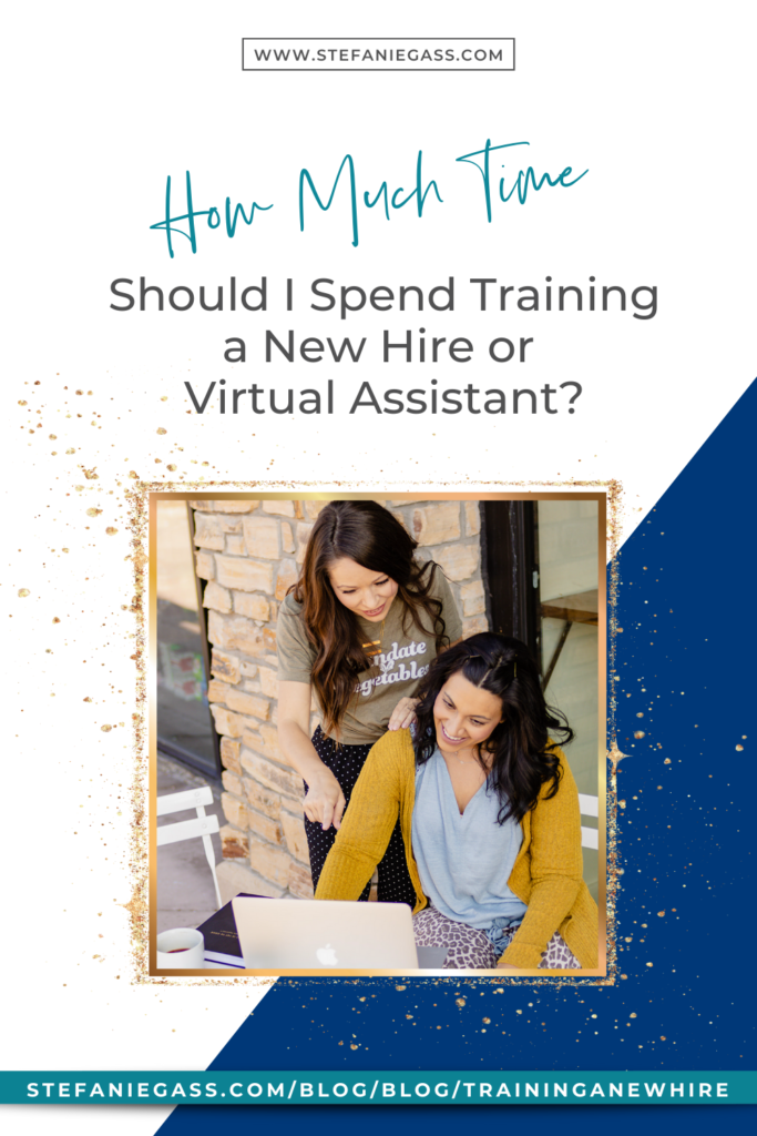 "How much time should I spend training a new hire or a Virtual Assistant?" This is such a great question and I dig into specific, tactical advice for female entrepreneurs! I think anyone who has a team, or wants a team needs to listen to this hiring and training episode!