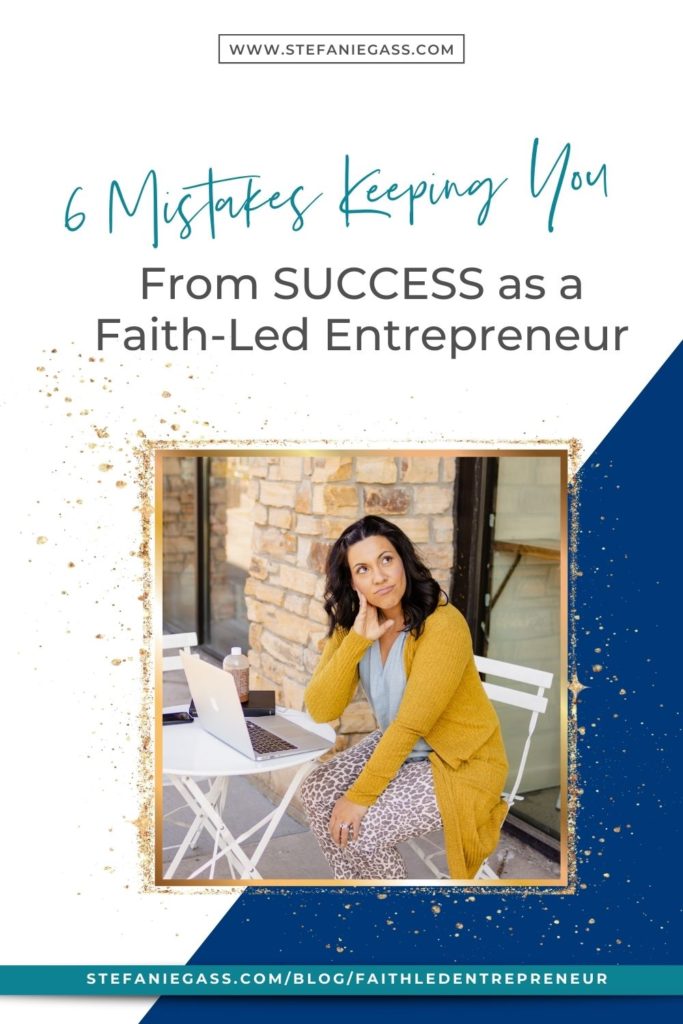 Feeling stuck? Wondering why you can't seem to find your breakthrough? Frustrated with your lack of growth or income?
Inside this episode are SIX mistakes you might be making that are keeping you from going next level. If you are a Christian or Faith-Led entrepreneur who is trying to get more clients, start a business, or have more success - listen in!