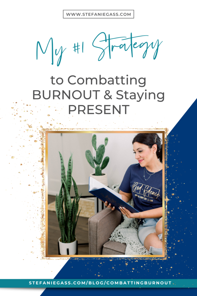 I have a strategy for combatting burnout that keeps me balanced and PRESENT every-single-week as a busy Christian entrepreneur who has a podcast and courses AND a family!