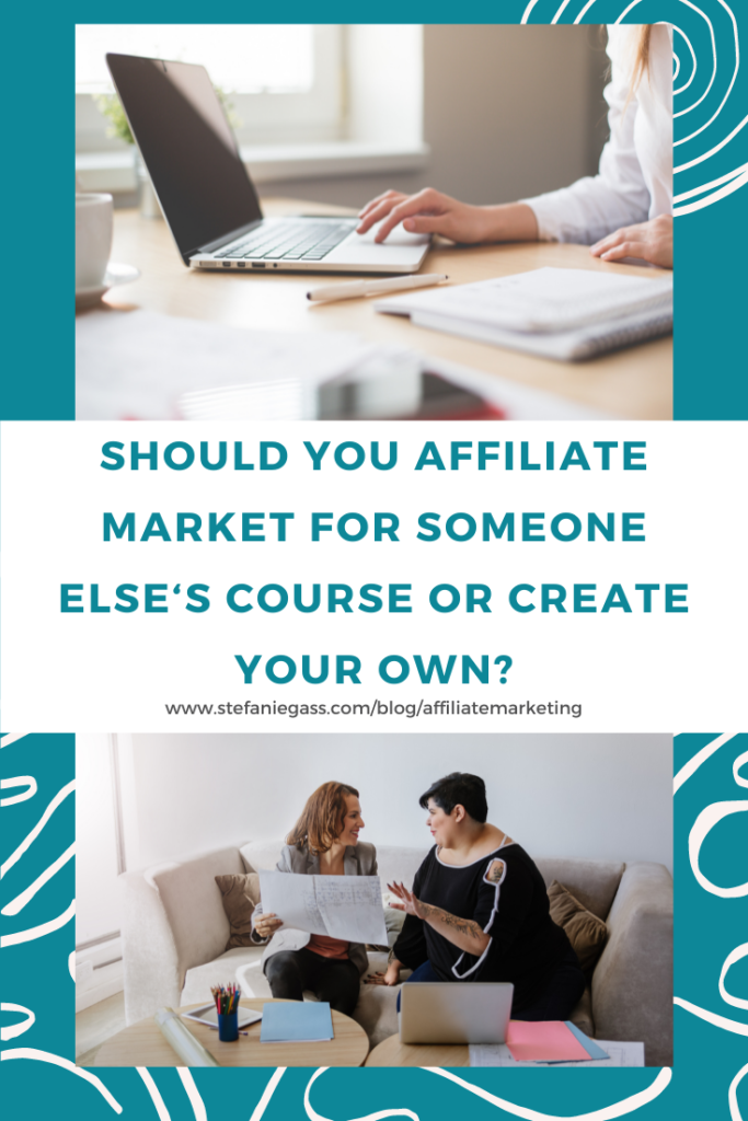There are pros and cons to affiliate marketing, but it is a great way to work together and to offer a variety of courses and products without having to invest the time and resources to create your own. 