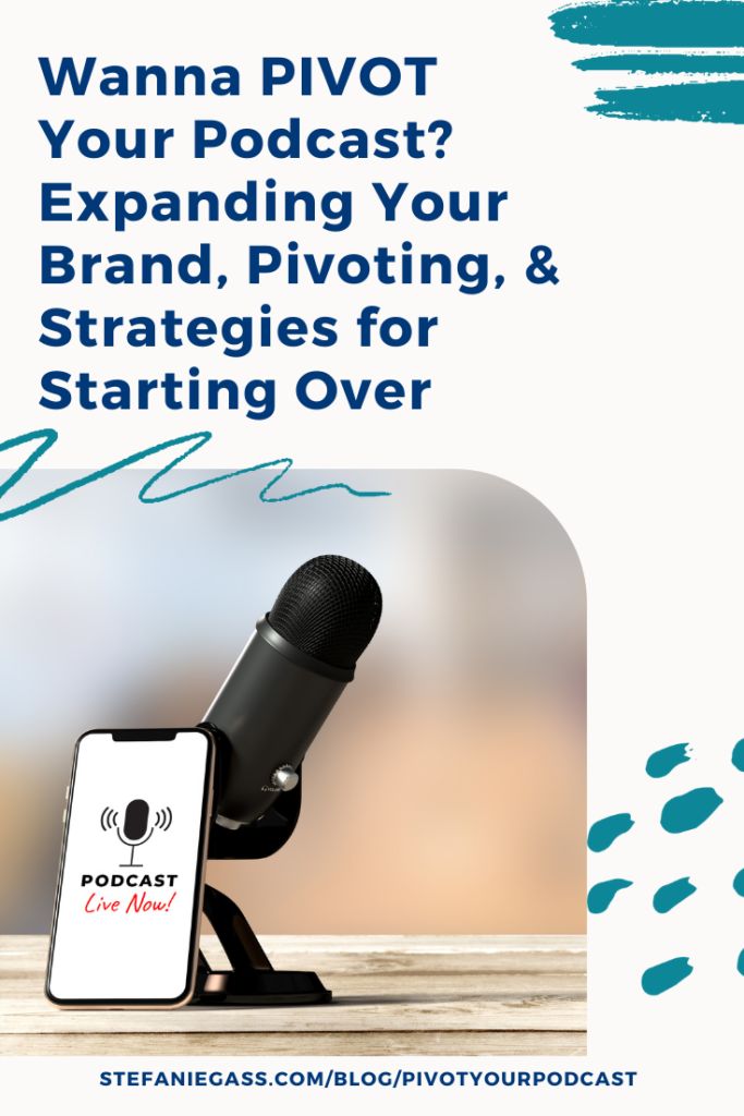 If you are a podcaster who wants to pivot or expand your brand, this podcast coaching session is a must-listen! How to pivot and strategies to start over!