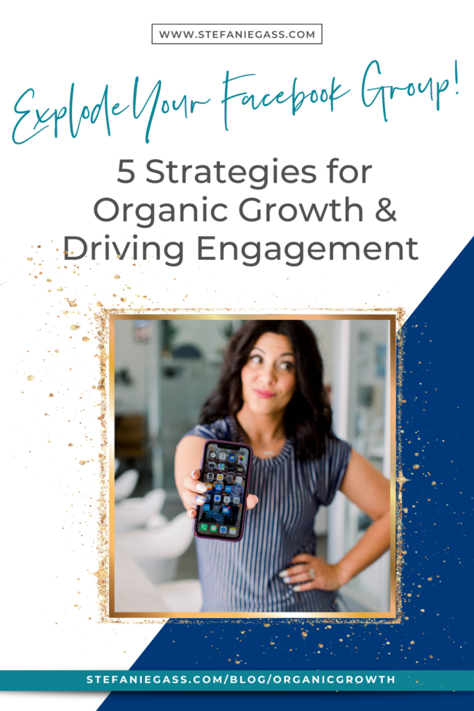 After running my own group for years, I’ve cracked the code to not only have organic growth in my Facebook group by using tags and a searchable title but also drive tons of engagement within the group!
