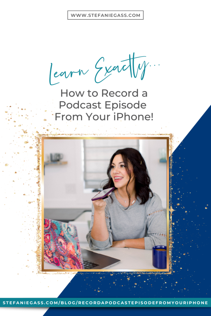 "How do you record a podcast episode from your phone?!" This is such a great question and the truth is, you can create a high-quality podcast recording straight from your phone, without a microphone, or even a headset! 