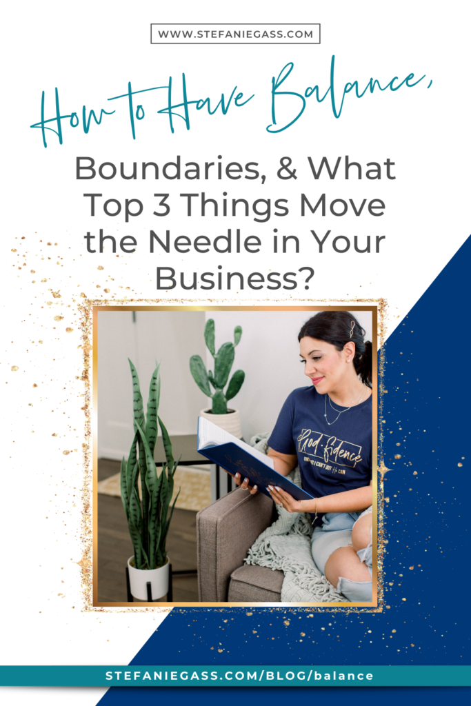 How to Have Balance, Boundaries, & What Top 3 Things Move the Needle as a Christian podcaster or faith led entrepreneur
