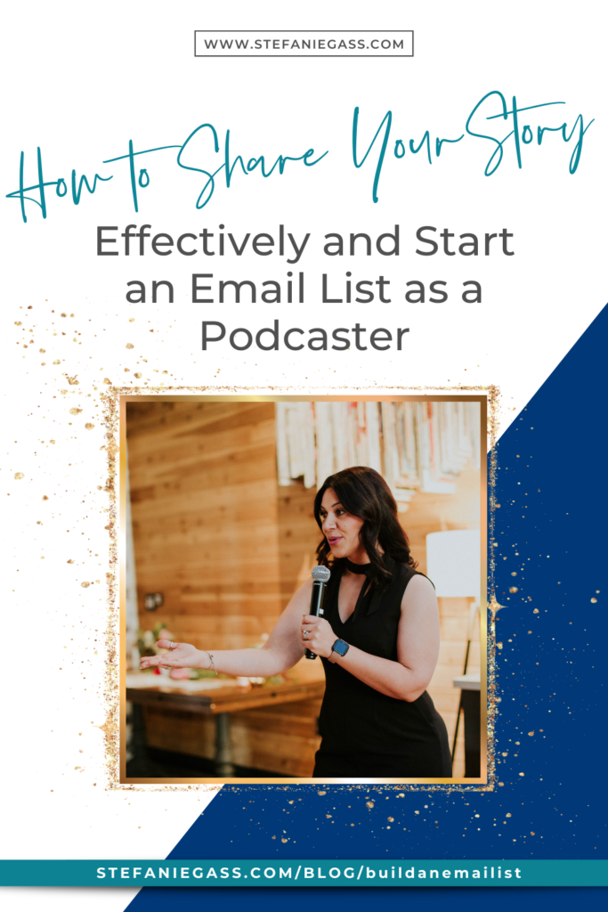 Are you ready to effectively share your story and start an email list as a podcaster? Here is the step-by-step plan for you to build visibility and capture leads!