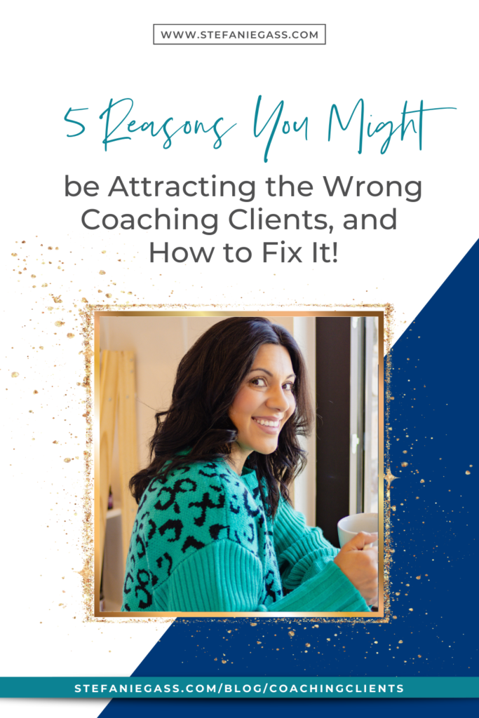 Are you attracting the wrong coaching clients? Do you find they can't afford it, don't show up, do their homework, or ghost you? Find out how to start attracting the RIGHT clients as a Christian Coach.