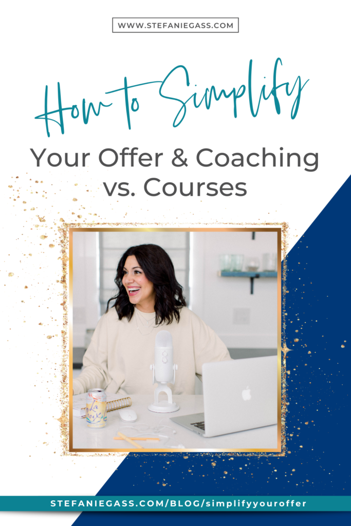 LIVE COACHING - How to Simplify Your Offer & Coaching vs. Courses as an Online Entrepreneur or Christian Coach