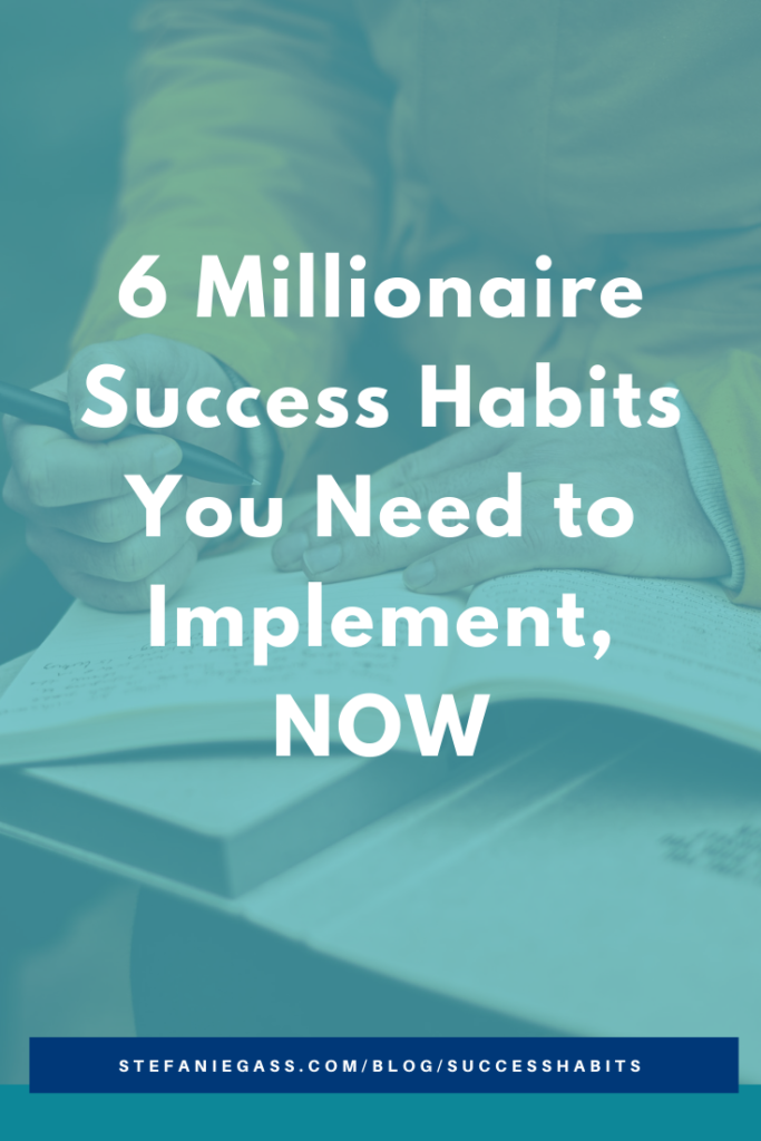What do the mentors and millionaires all have in common? SIX habits/traits that I think set them apart. These success habits are a MUST for Christian Entrepreneurs. 