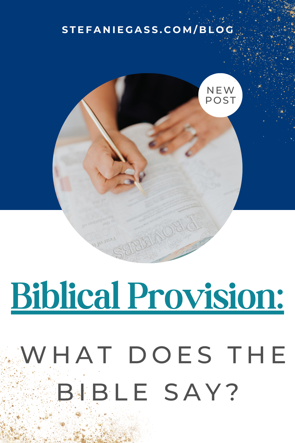 What Is Biblical Provision Bible Verses For Provision