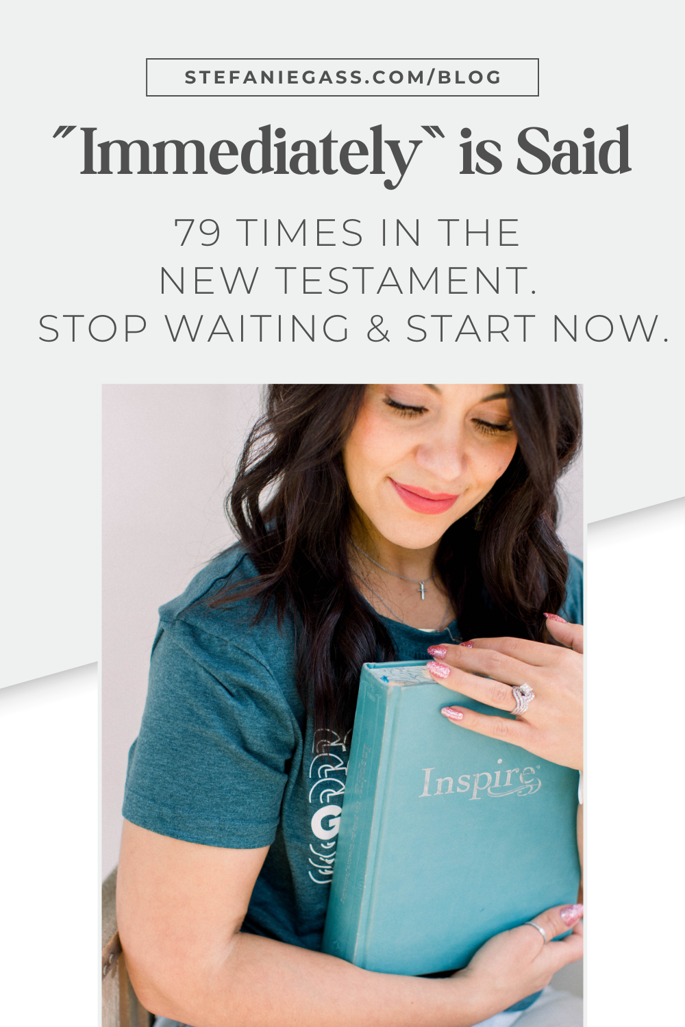 Immediately” is Said 79 Times in The New Testament Stop